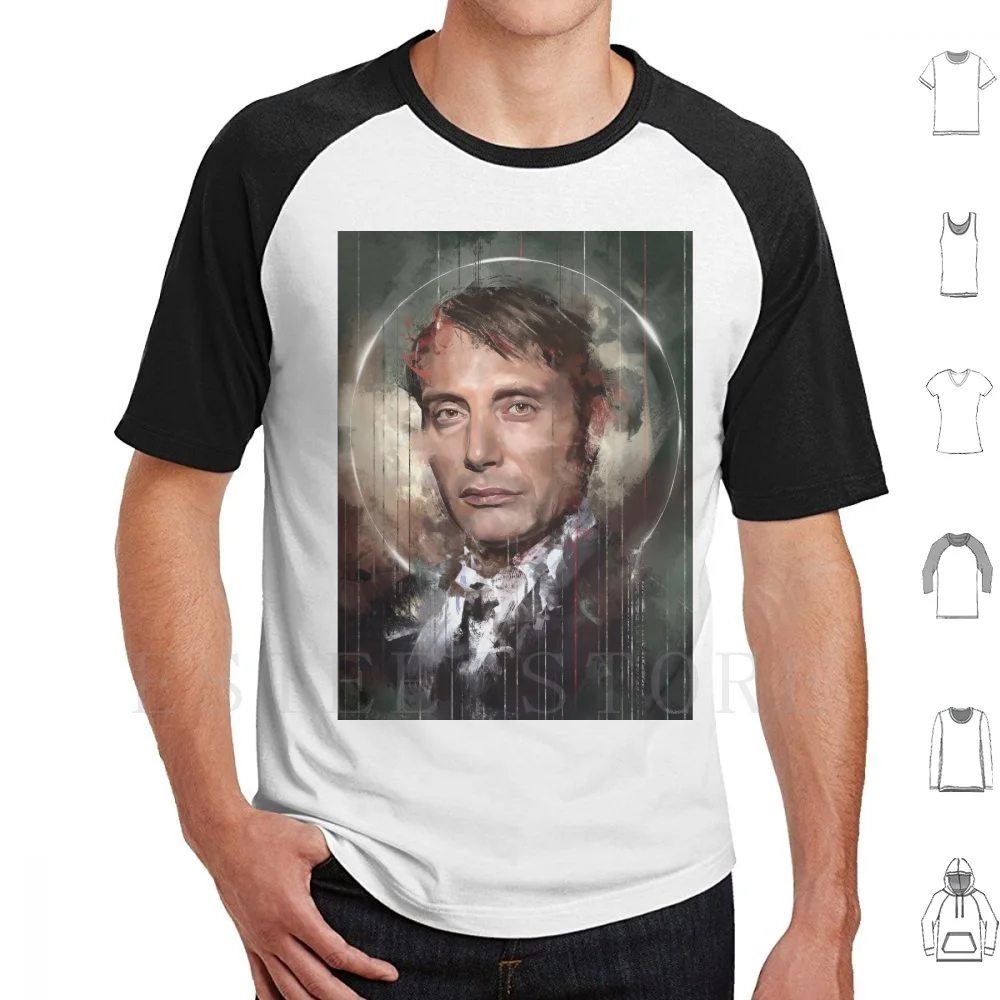 At Anytime An Invitation , You Can't Decline T Shirt DIY Big Size 100% Cotton Mads Mikkelsen Hannibal Hannibal Lecter Wisesnail