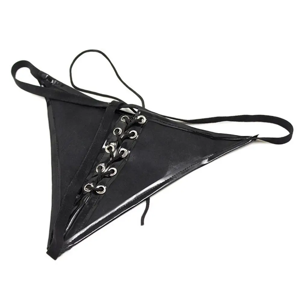 에로틱 베이비 돌 란제리 섹시 비키니 활, 마이크로 비키니 가죽 팬티 속옷