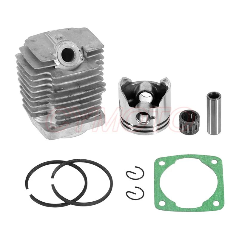 44-6 Engine Cylinder Head With 44MM Piston kit for 2 stroke 49cc Mini Dirt bike Mini ATV Quad Pocket bike Piston Ring