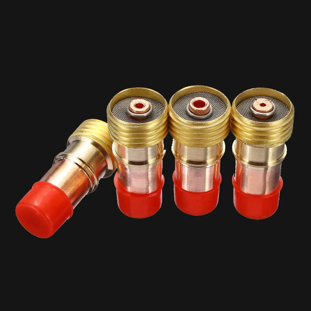 19pcs Tig Welding Torch accessories For WP-17/18/26 Tig collet body gas lense SR17/18/26 back cap welding kit alumina cup nozzle