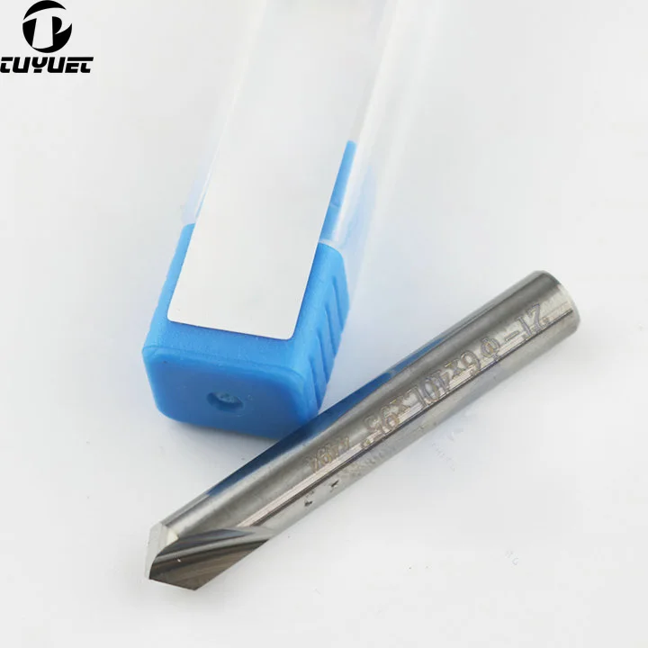 DW2095  tungsten Steel Double Groove flat drill  D6x95°x40x2T 95°-2T Carbide End Mill Angel Milling Cutter