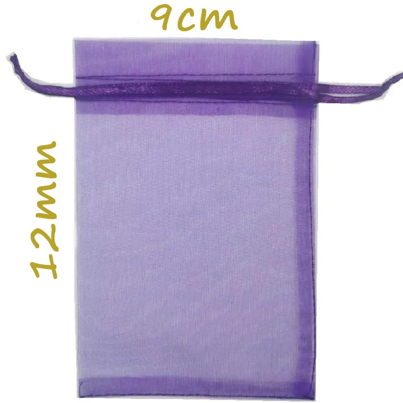 Wholesale 50pcs/lot Adjustable Organza Bag Jewelry Packaging Bags Wedding Party Display Decoration Drawable Bag Gift Pouches