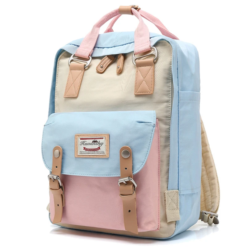 Mochila impermeable para ordenador portátil de 14 pulgadas para mujer, morral escolar para chica, bolsa de viaje, alta calidad, nueva moda