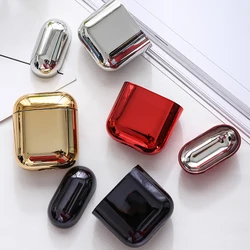 Electroplate PC Shining Plating Case For AirPods 2 1 Portable Earphone Protect Earphone Protective Covers For Apple Air pods 1 2