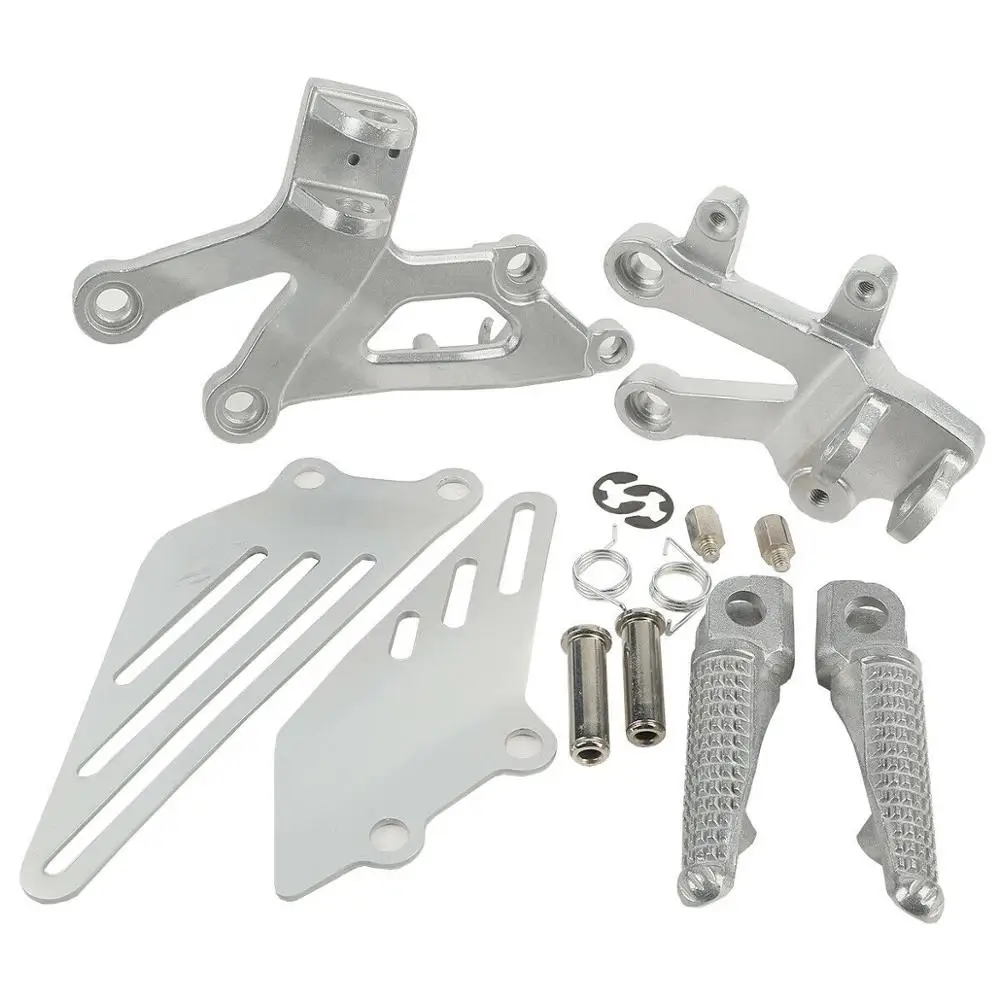 Motorcycle Front Foot Pegs Footrests Bracket For Kawasaki Ninja ZX12R 2002-2005 2003 04