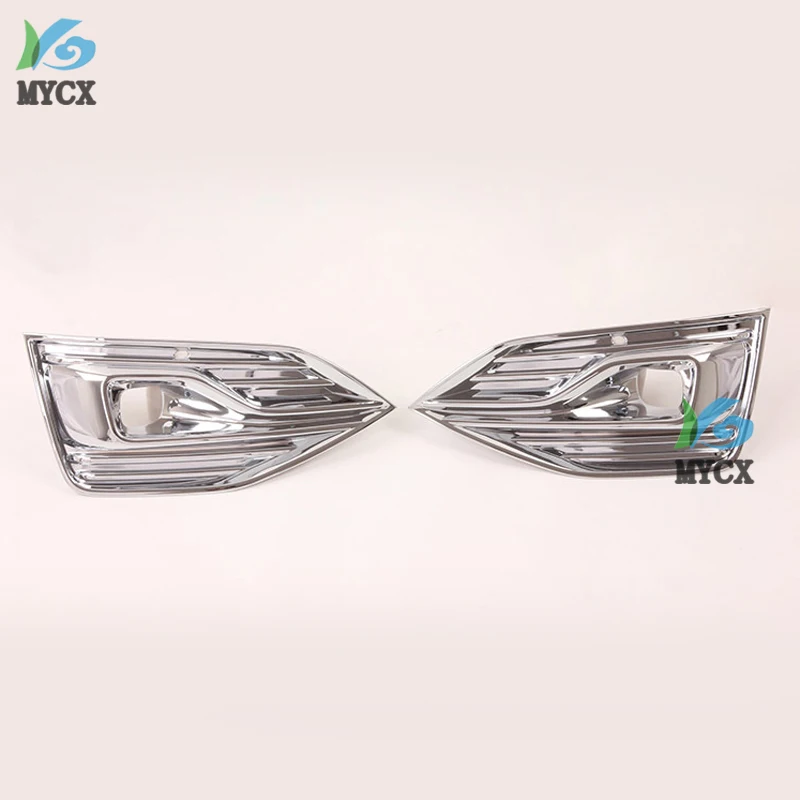 

For Ford Escape Kuga 2020 2021 Car Accessories ABS Chrome Front Fog Light Lamp Cover Trim Molding Bezel Garnish Sticker