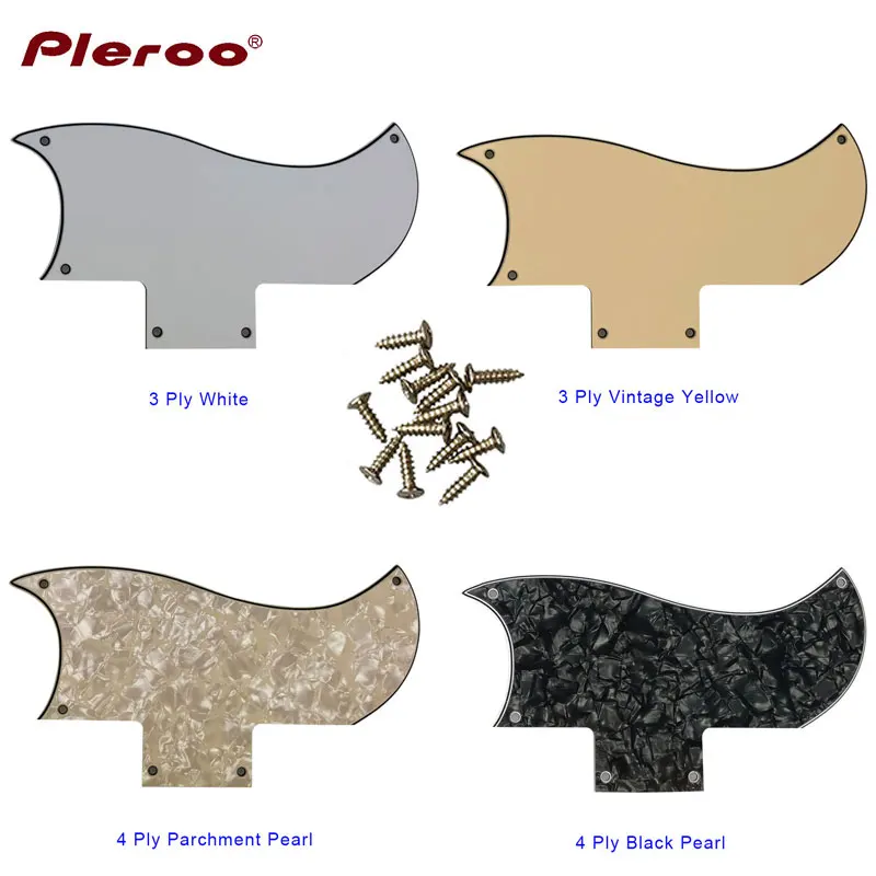 

Pleroo Custom Guitar Parts - For US 5 Screw Holes Soporte Epi G400 PRO Electric Guitar Pickguard Scratch Plate