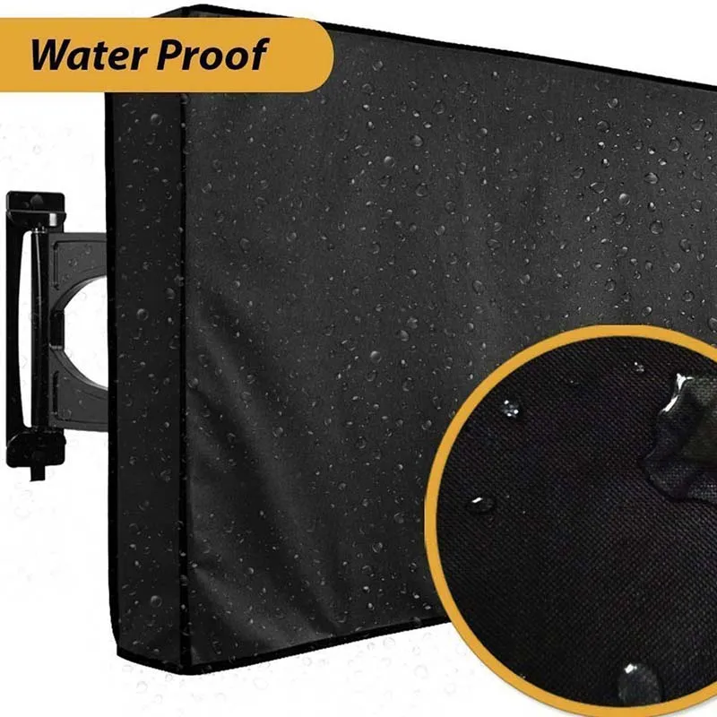 TV Cover for 22 55 inch LCD TV Dust-proof Microfiber Cloth Protect LED Screen Weatherproof Outdoor Waterproof TV Cover