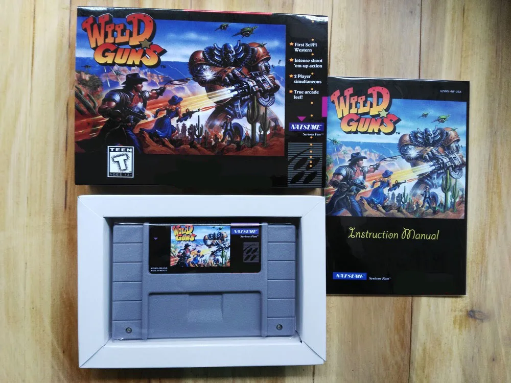 

16Bit Games ** Wild Guns ( USA Version!! Box+Manual+Cartridge!! )