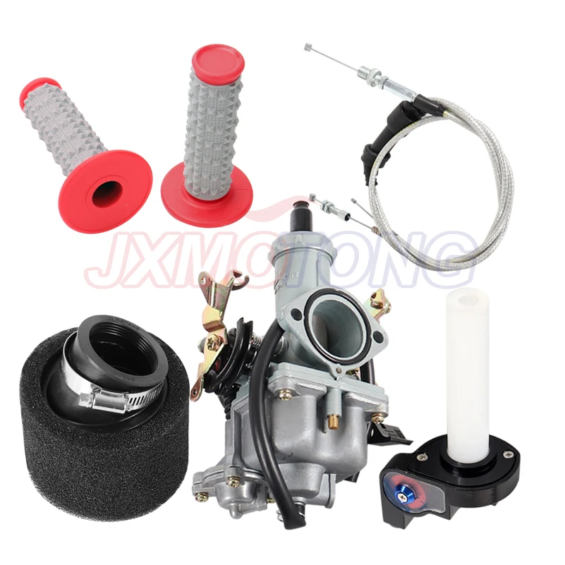 PZ30 30mm Carburetor Accelerating Pump Racing 200cc 250cc For Keihin ABM IRBIS TTR 250 With Dual Throttle Cable Length 131cm