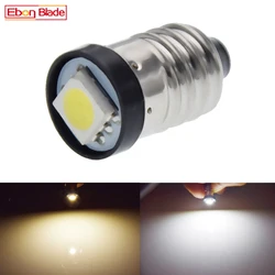 2/4 Pcs Warm/White E10 3 Volt 6 Volt LED Lights Bulbs 1447 Screw Base Mini Flashlight Torch Led Bulb Lamp Light 3V 6V DC