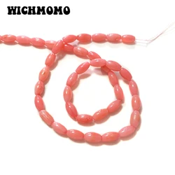 2021 Fashion 5*9mm 20pieces/bag Pink Coral Oval Beads for DIY Necklace Bracelet Jewelry Accessories