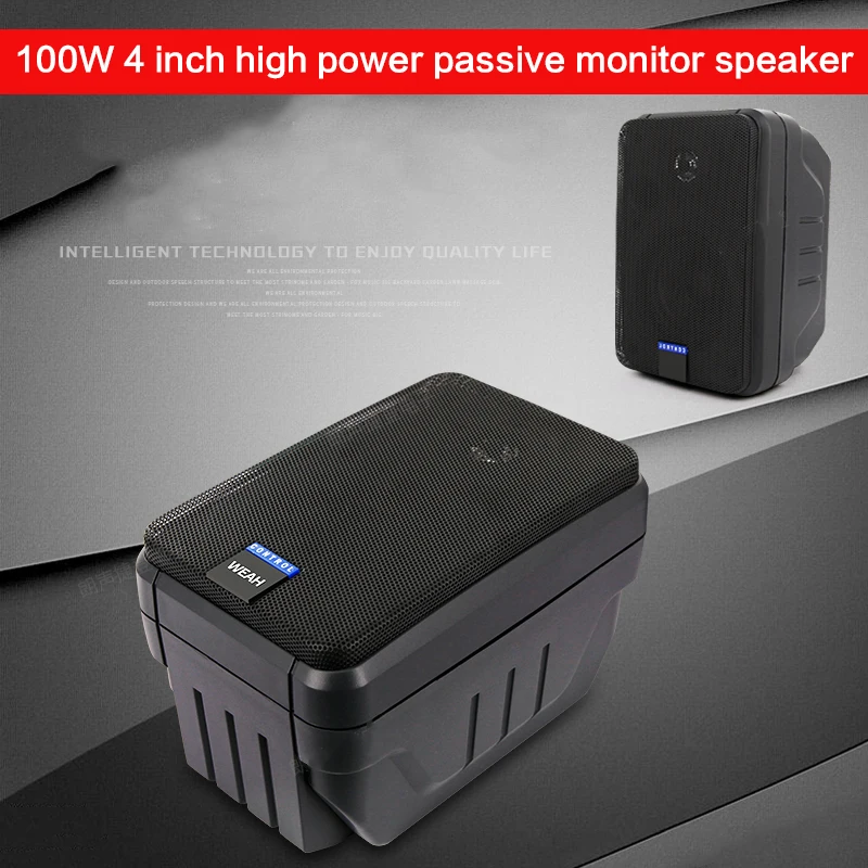 Altoparlante ad alta potenza da 4 pollici ad alta potenza da 100W febbre altoparlante passivo HIFI Monitor Home Theater Surround Conference Wall Audio 8Ohm