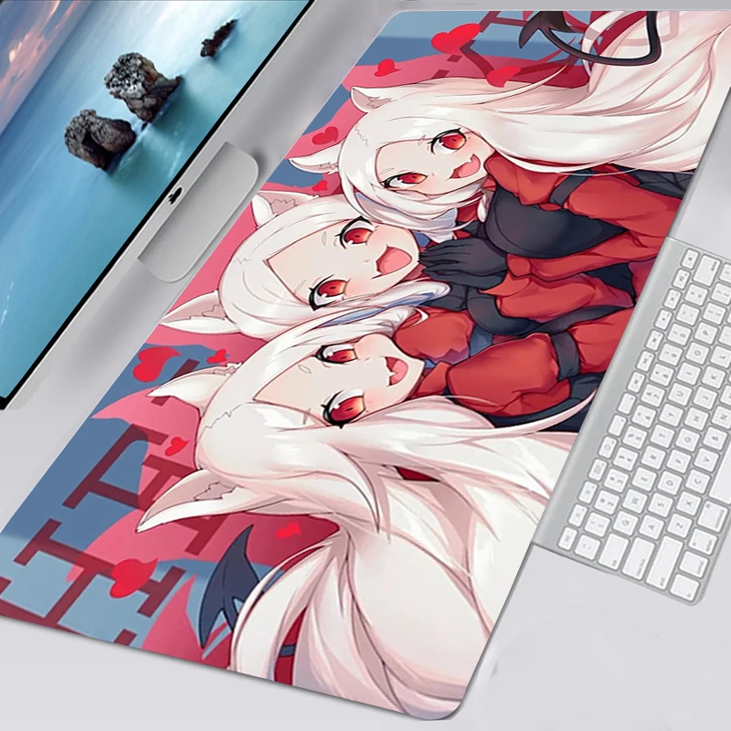 

XXL Mousepad Helltaker Anime Alfombrilla Gaming Accessories Tapis De Souris Non-slip Mouse Pad Large Mausepad 40X90CM Desk Mat