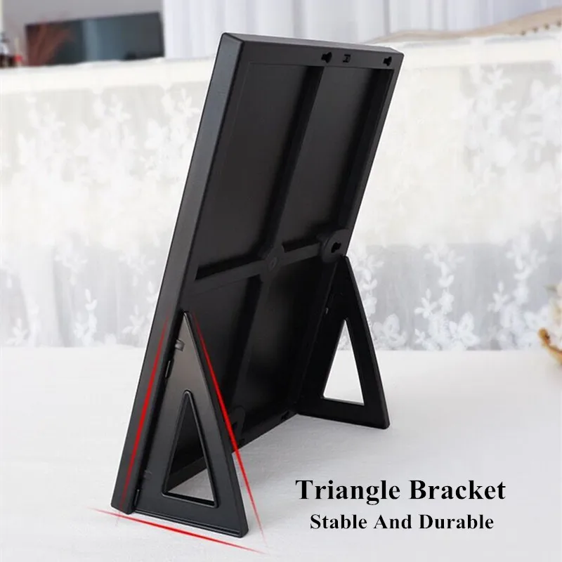 Soporte de señal de acrílico para menú de sobremesa, soporte de exhibición de productos de promoción en forma de L A5, Marco