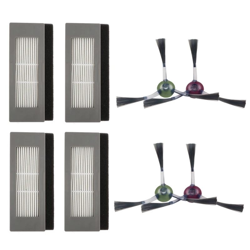 روبوت هيبا إسفنجة مرشحة فلتر فرشاة جانبية ل ecovacs deebot OZMO 902 الروبوتية مكنسة كهربائية أجزاء الملحقات استبدال