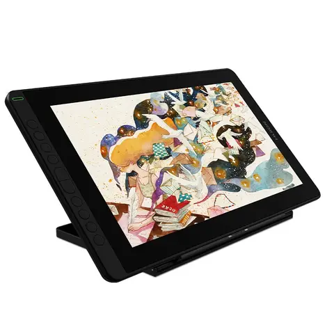 HUION Kamvas 16(2021) Graphics Drawing Monitor Battery-free Digital Pen Tablet For Windows/MAC And Android 120%s RGB