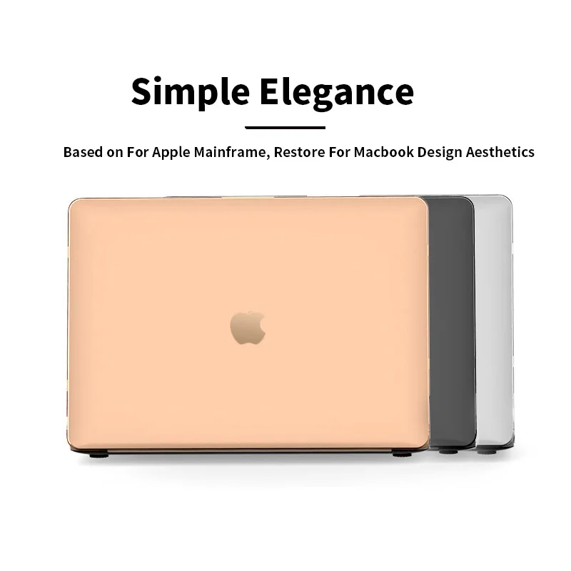 Casing Laptop Cangkang Keras untuk MacBook Air Pro M1 13 Inci Casing Keras Beku 2020 Baru untuk Casing Air Pro M1 13 A2337 A2338 A2289