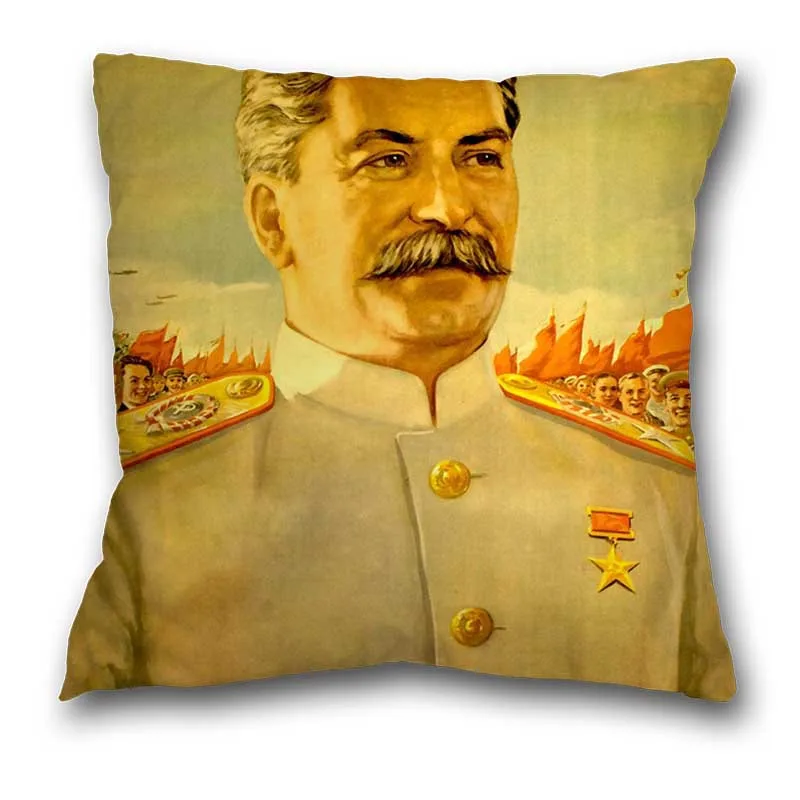 NEW 41 TPYES 45*45CM No pillow core Soviet Union Stalin USSR CCCP HET pillow case toys sofa bedroom Game room Gift