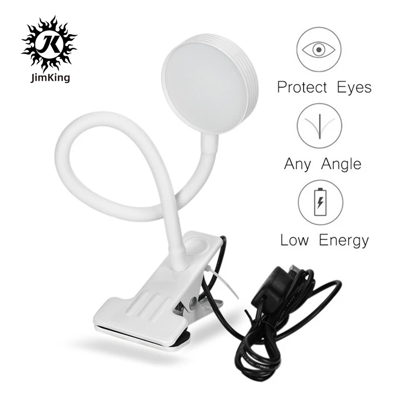 

Microblading Tattoo Magnifier Lamp Nail Art USB Cold Light Led Non-slip Equipment Clamp Glass Table Lamp for Beauty Salon 5w