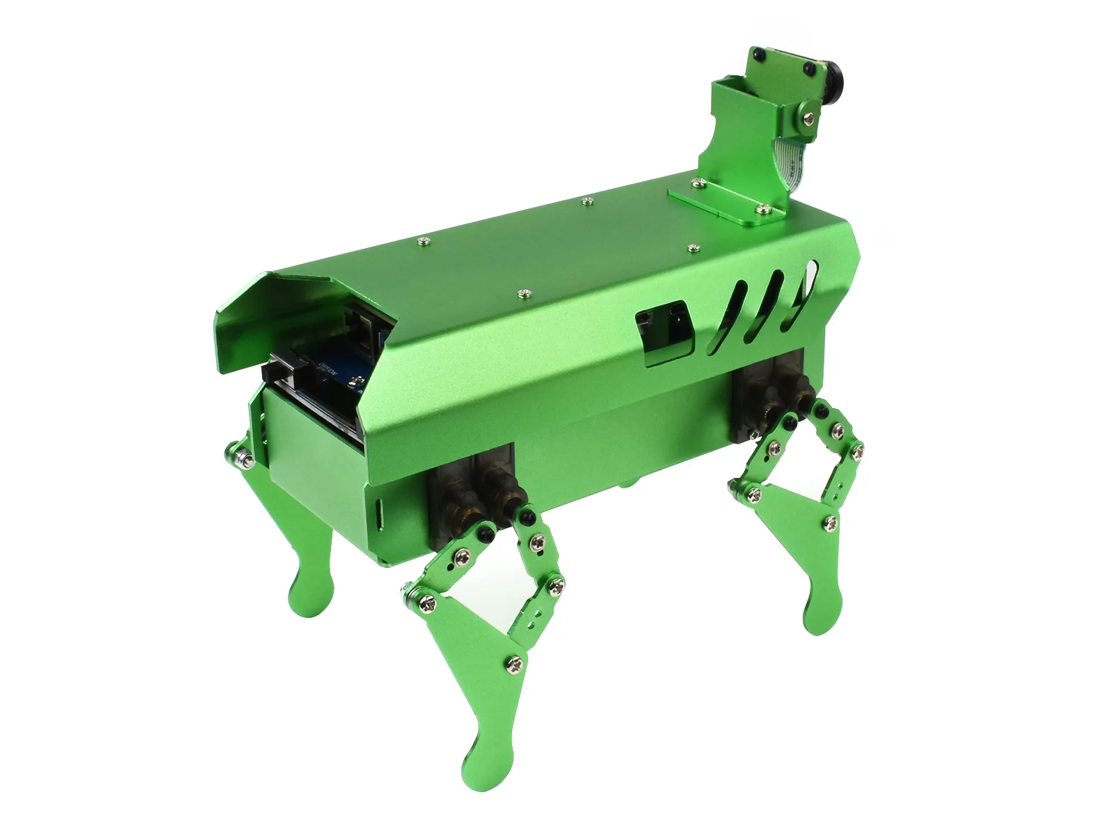 Pippy, Viervoeter Robot, Open Source Bionische Robot Hond Base Op Raspberry Pi(4Gb), self-Balancing Controle, Discriminatie Kleur