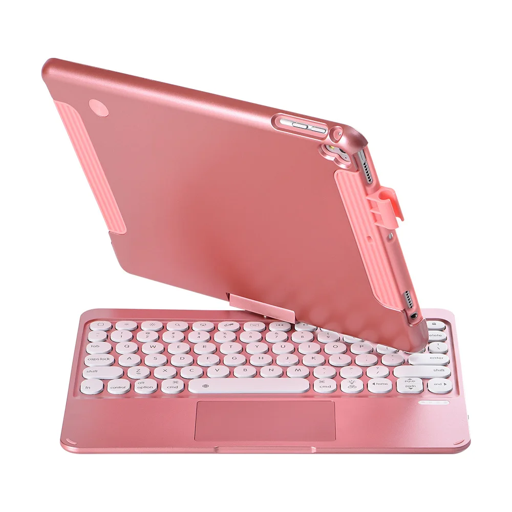 Imagem -03 - Capa para Teclado com Suporte para Lápis Cores Retroiluminação 360 Bluetooth Removível sem Fio Capa para Ipad Pro 9.7