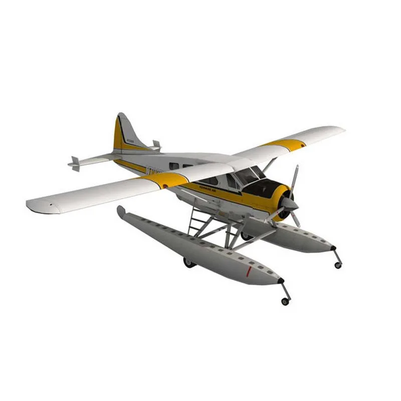 1:32 Scale 40cm DHC-2 Beaver Seaplane DIY 3D Paper Card Model Building Sets Construction Toys Educational Toys Military Model