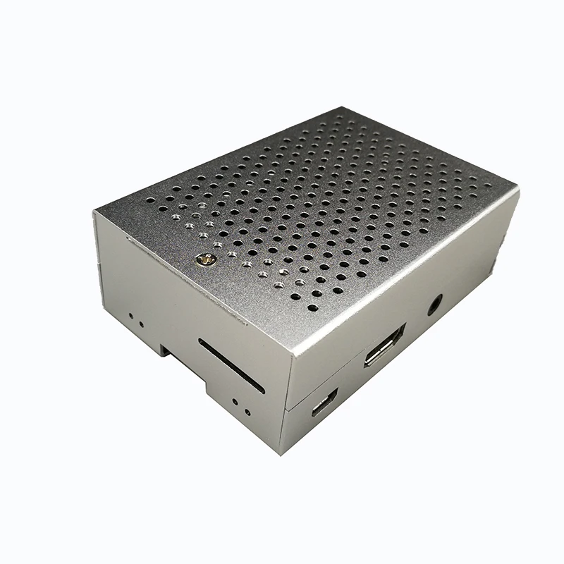 Carcasa de Metal para Raspberry pi 3, carcasa de aleación de aluminio, modelo B