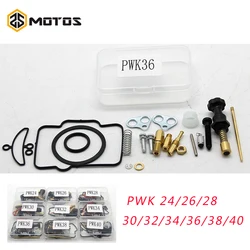 ZS MOTOS Motorcycle Parts 24-34 36 38 40mm PWK KEIHIN Koso Motorcycle Carburetor Universal Repair Kit Spare Jets 1 sets One Pack