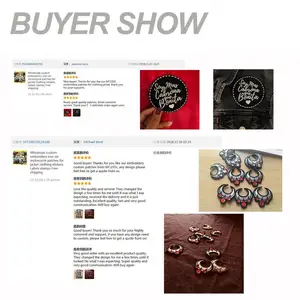 10 قطع بقع التطريز المخصصة التصميم الخاص بك شعار مخصص الحديد على العلامة التجارية المطبوعة النسيج التصحيح هوك حلقة DIY أفضل 10 مبيعات للتطريز تطبيق الملابس - No9