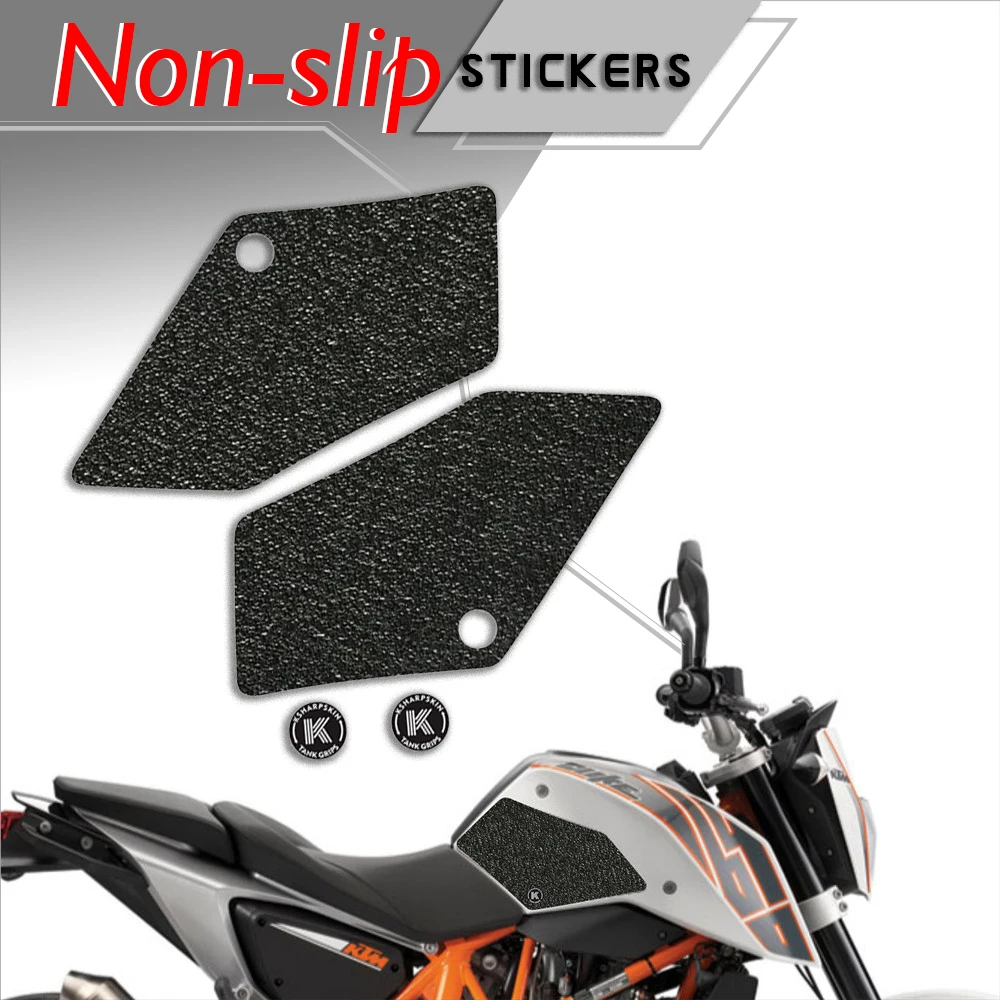 

Motorcycle fuel tank pad tank grip protection Non-slip stickers knee grip side applique for KTM 12-18 690 DUKE 13-17 690 DUKE R