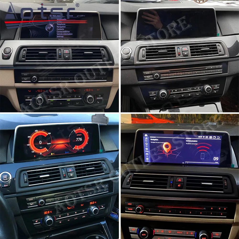 256G Android 11 Car Multimedia Player GPS Navi Auto Audio Radio Tape Recorder For BMW 5 Series F10 F18 2011 2012-2017 Head Unit