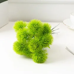10PCS Fake Plants Dandelion Plastic Flower Vases for Home Decoration Accessories New Year Christmas Wedding Decorative