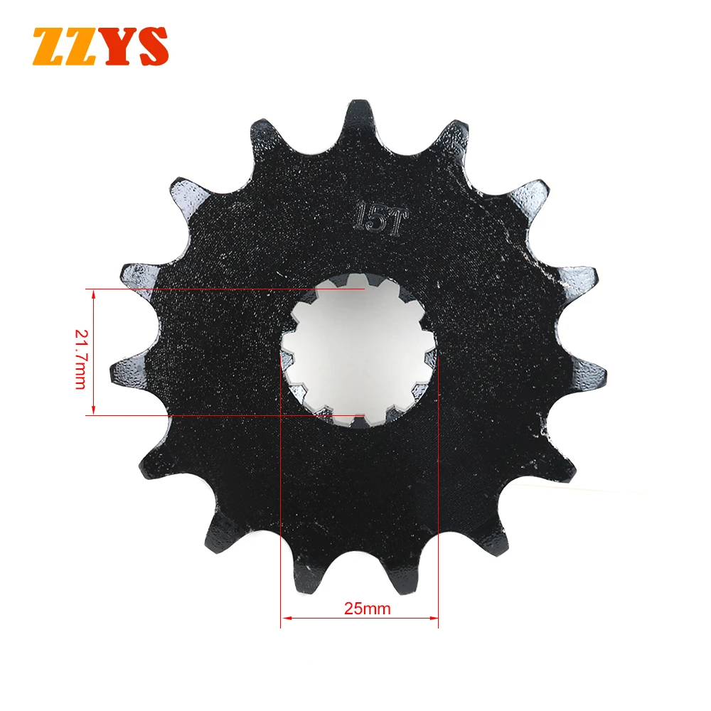 

530 15T 15 Tooth 400CC Motorcycle Front Sprocket Gear Staring Wheels For Kawasaki ZZR400 ZZR 400 Cam 530-15T