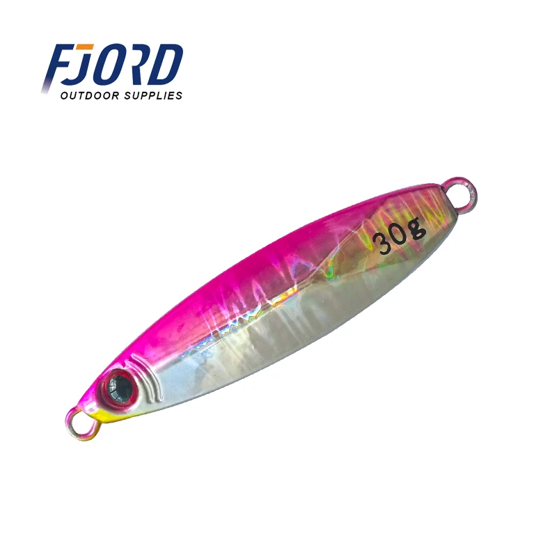 FJORD 30g Fishing Lure Metal Jig jigging Lure Fishing Lure Metal luminous Artificial baits Fishing Accessories