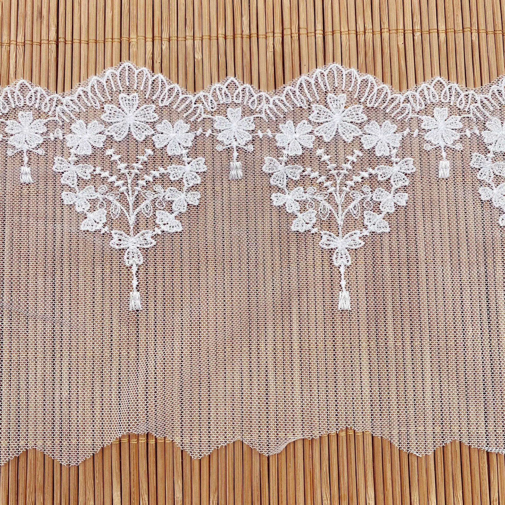 Mesh Embroidery Lace Fabrics Tulle Fabric Lace DIY Wedding Lolita Dress Clothing Garment Accessories