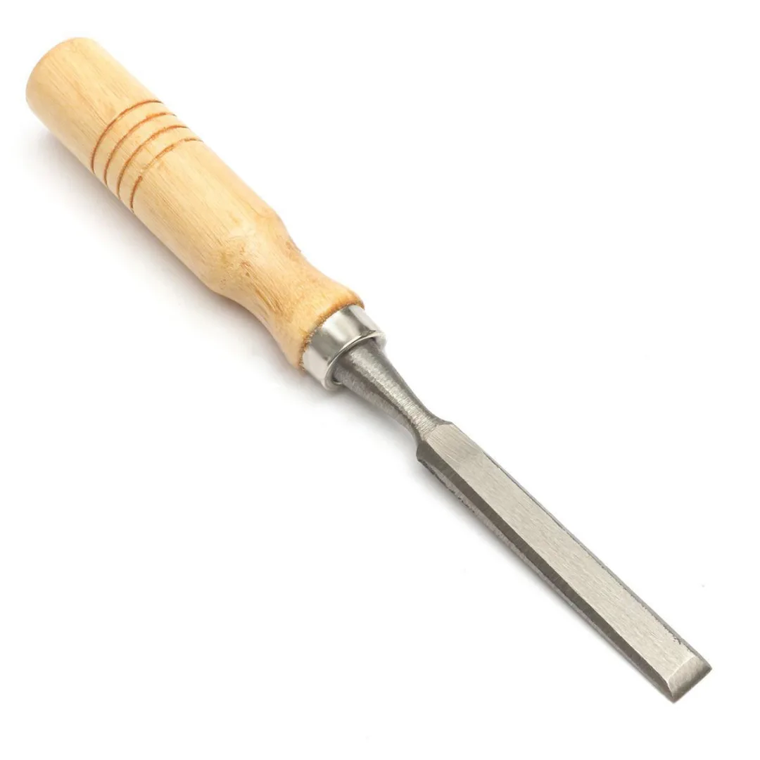 4 قطعة/المجموعة الخشب نحت إزميل 8/12/16/20 مللي متر النجارة نحت اليد الأزاميل DIY أداة كيت شفرة فولاذية مع مقبض خشبي