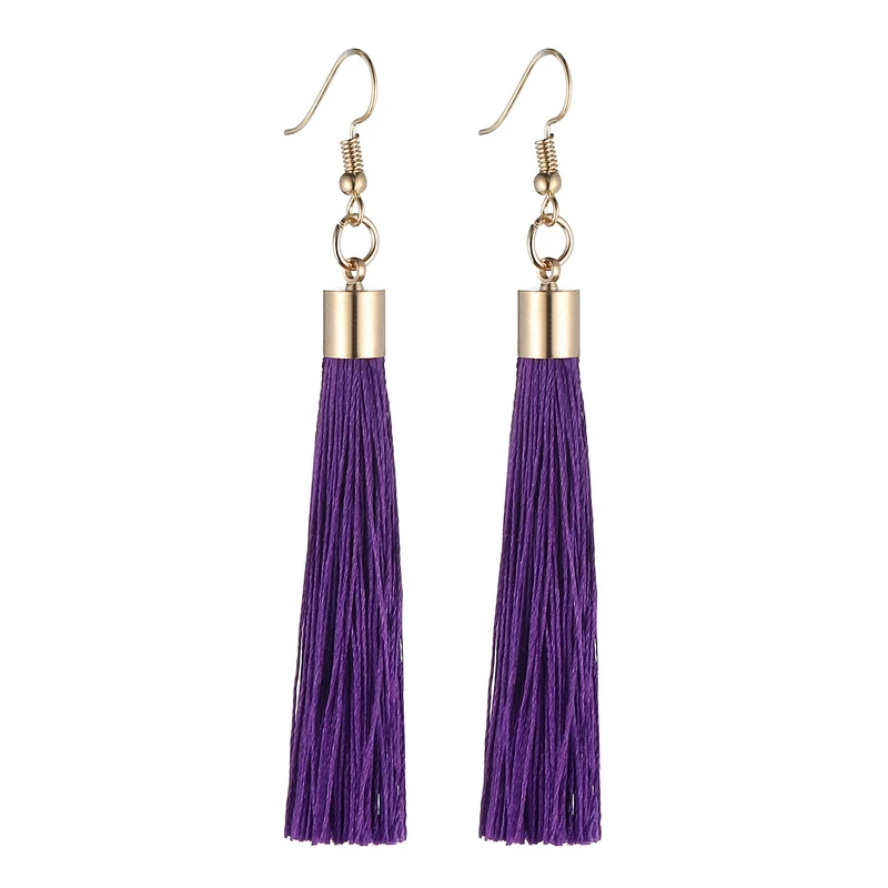 LOVBEAFAS Fringe Quaste Ohrringe Für Frauen Gold Farbe Vintage Lange Tropfen Baumeln Ohrringe Mode Hochzeit Schmuck Party Geschenk – Detail 24