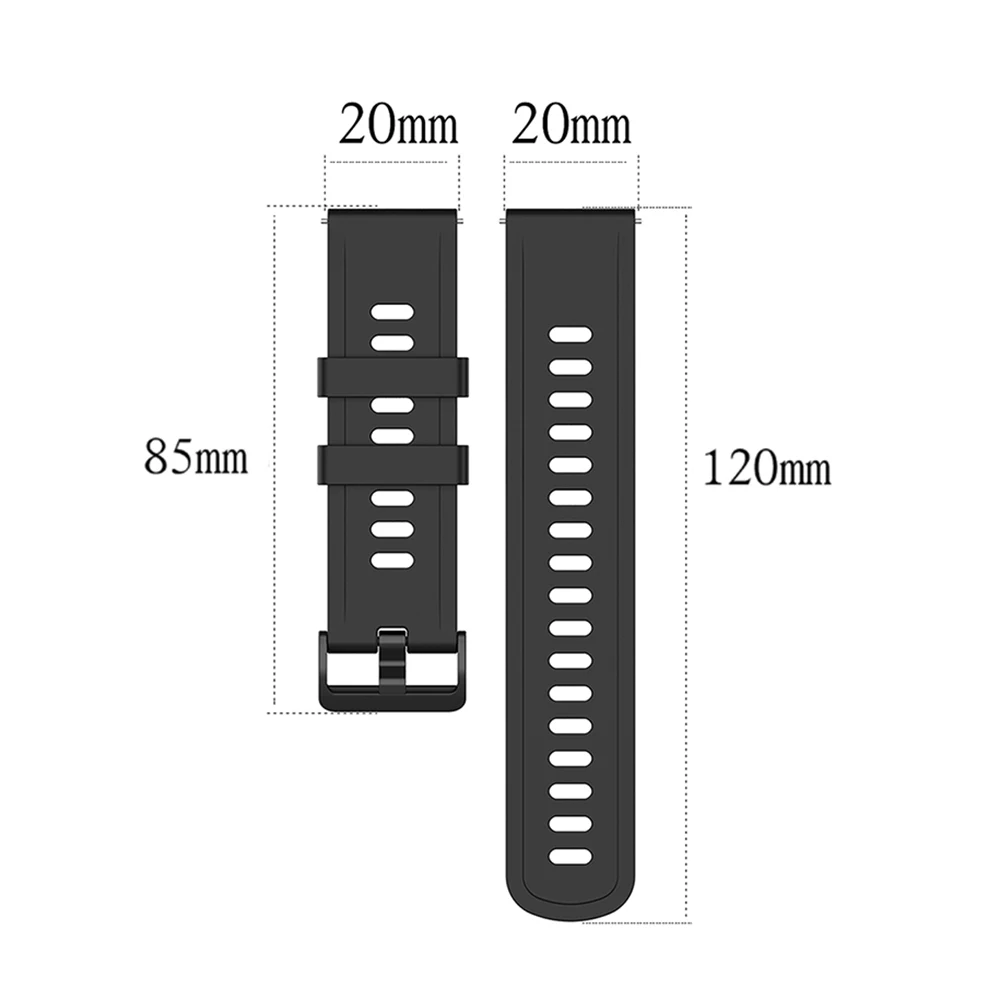 Silicone Strap For Polar lgnite 2/Vantage M M2 Replacement 20mm 22mm Watch Band For Polar Unite/Grit X