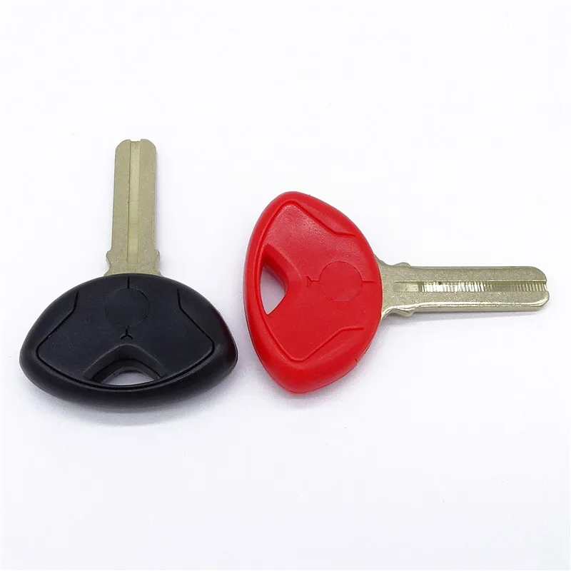 Motorcycle Blank Key Uncut Blade Key Shell Red/Black For BMW F650 F800 S1000RR R1200 K1200 K1300