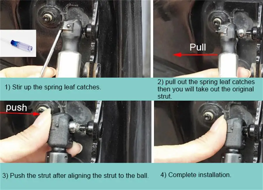 2pcs For Seat Ibiza ST Wagon 2010 2011 2012 2013 2014 2015 2016 Car-Styling Gas Trunk Tailgate Shock Strut Lifter Spring