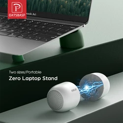 Oatsbasf Portable Laptop Stand Magnetic Laptop Cooling Stand For MacBook Air Pro Xiaomi iPad PC Heat Dissipation Notebook Holder