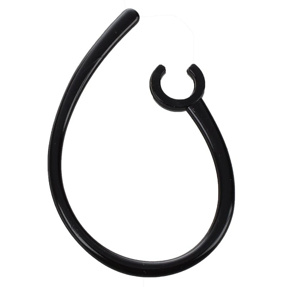 5Pcs Earhook Handfree 6.0mm Bluetooth Headset Black Plastic Ear Clip Cap Sleeve Rubber Ring Ear Hook Earphone Accessories