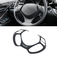 For Toyota C-Hr Chr 2017 2018 2019 2020 Car Steering Wheel Button Panel Decoration Frame Cover Sticker Accessories