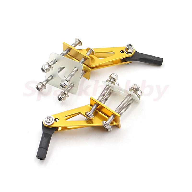 2 Sets 4-Point Aluminum alloy Servo Arm Horns Rudder angle For RC Remote control aircraft drone Aviation airplane part