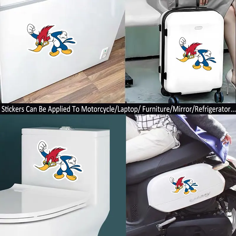 B774 Various Sizes Self-adhesive Decal For Woodpecker Car Sticker Waterproof Auto Decors on Bumper Rear Window