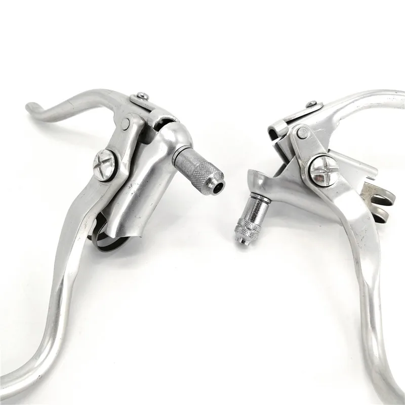 Road Double Control Brake Levers Road Handlebar-Bent Bar Brake Lever 22.2mm Aluminum Alloy Caliper Brake Lever