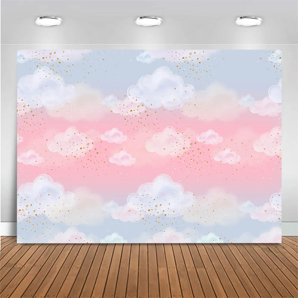 خلفية الغيوم البيضاء للتصوير الفوتوغرافي للأطفال حديثي الولادة خلفية صورة لاستوديو الصور ليتل ستار استحمام الطفل خلفية الصورة