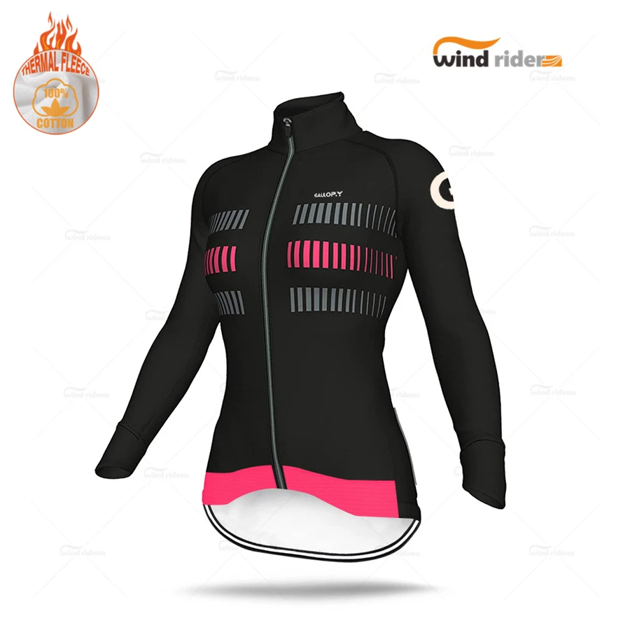 

2022 Winter And Autumn Cycling Clothing Long Sleeve Jersey Thermal Fleece Woman MTB Uniform Road Bike Suit