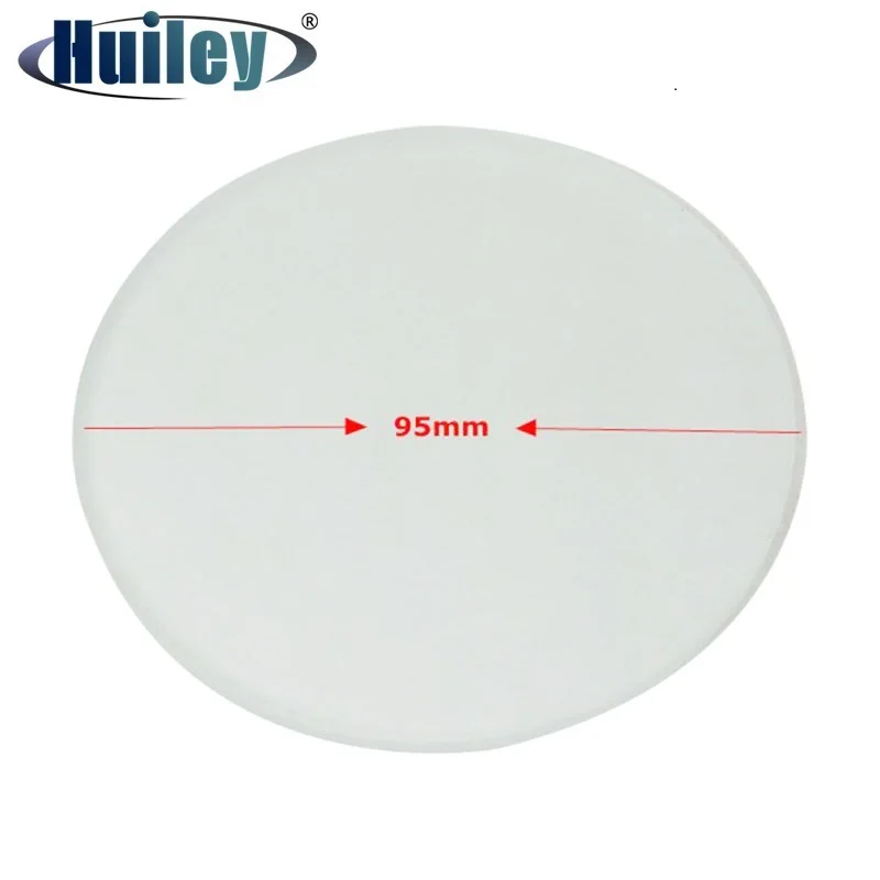 Diameter 95 mm Translucent Board Frosted Glass Working Stage Round Specimen Plate Thickness 4 mm for Stereo Microscope